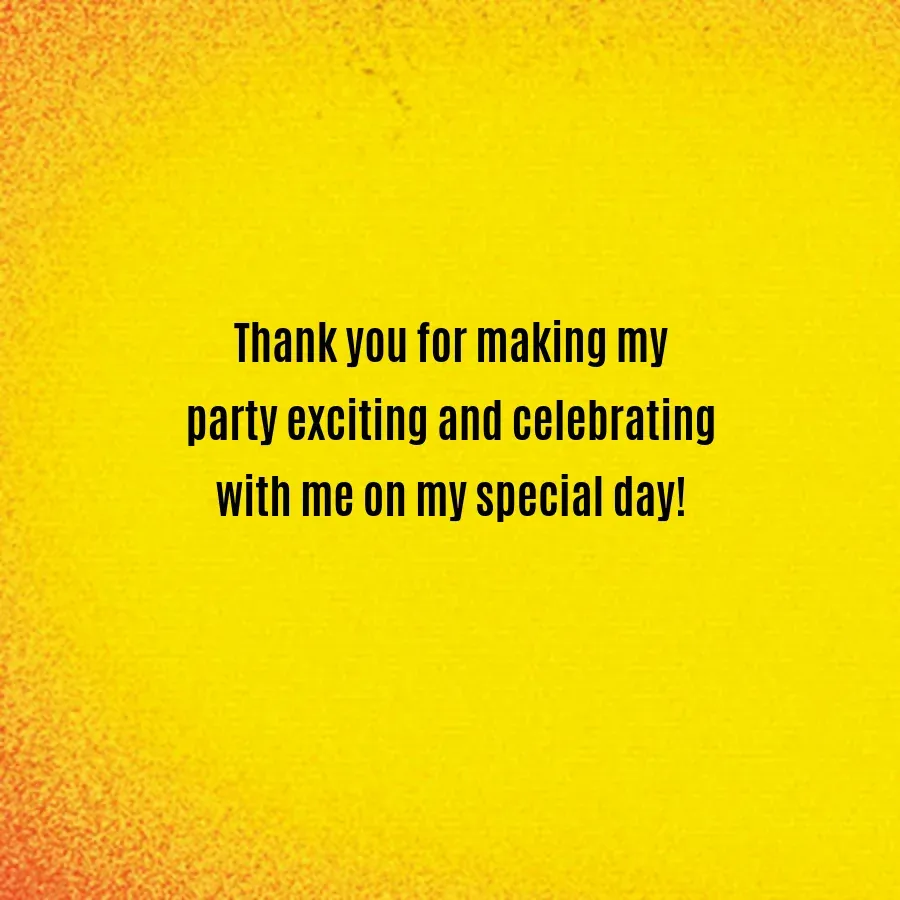 Cars Birthday Thanks card inside right