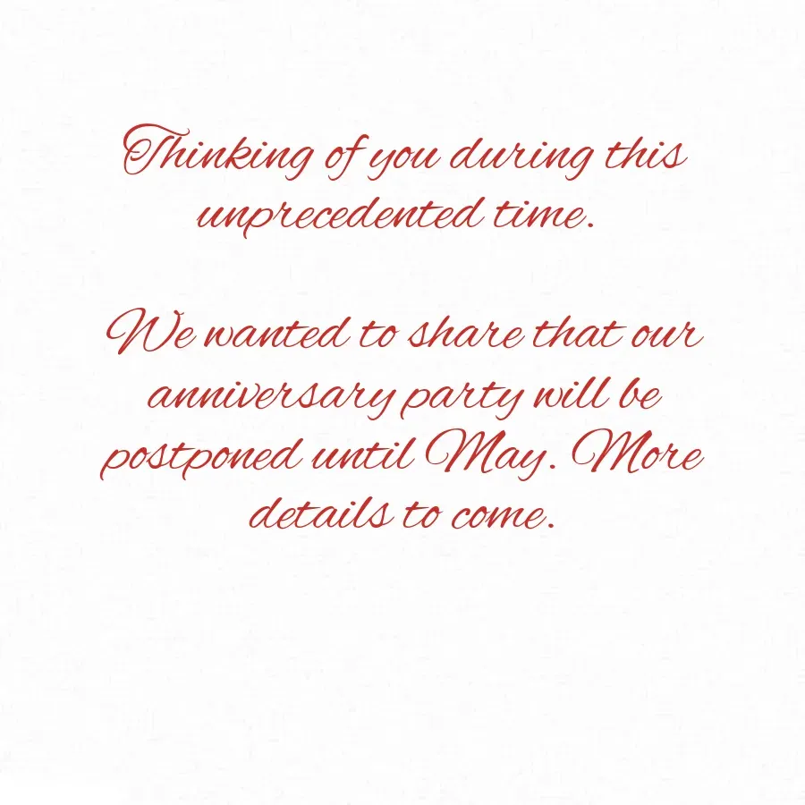 Missing You Red Flowers card inside right