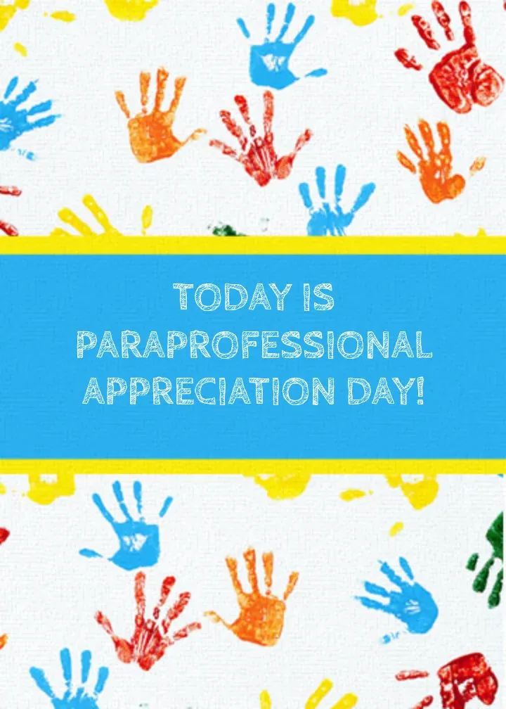 Paraprofessional Day | Apr 1 card front