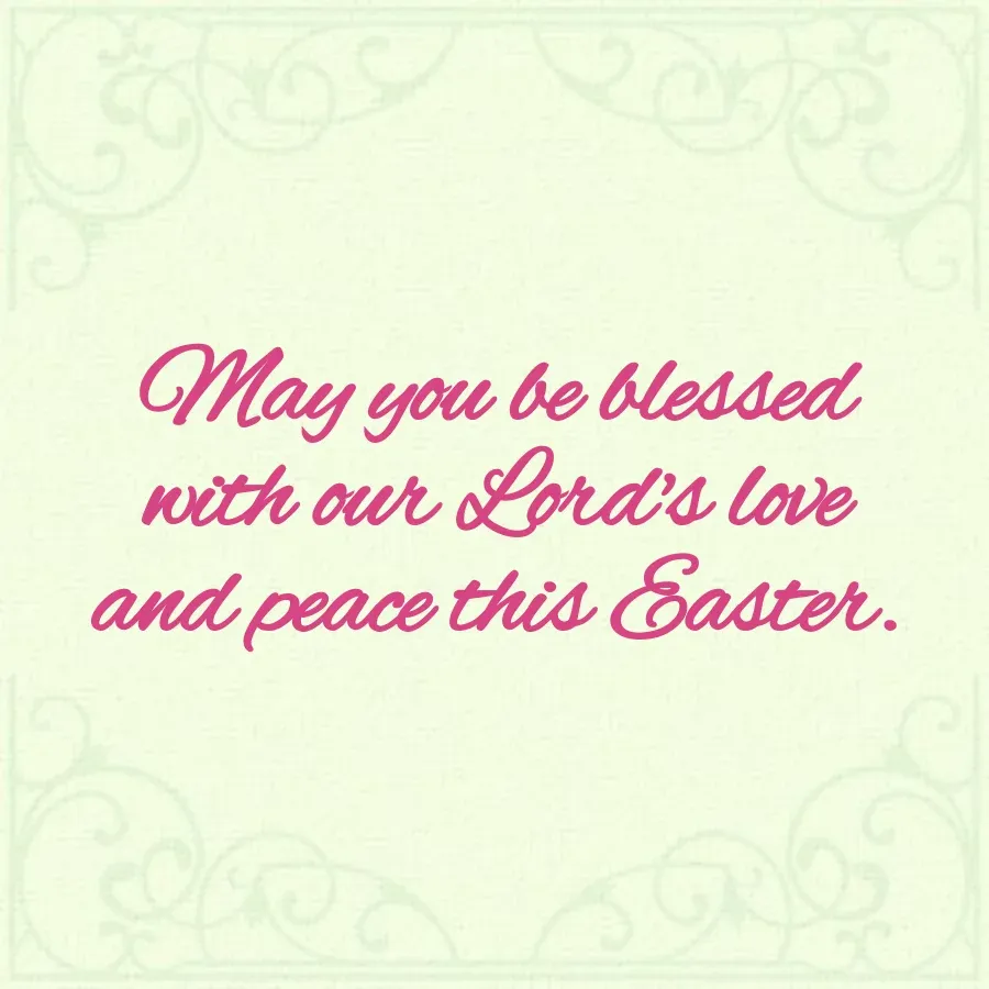 Easter Tulips card inside right