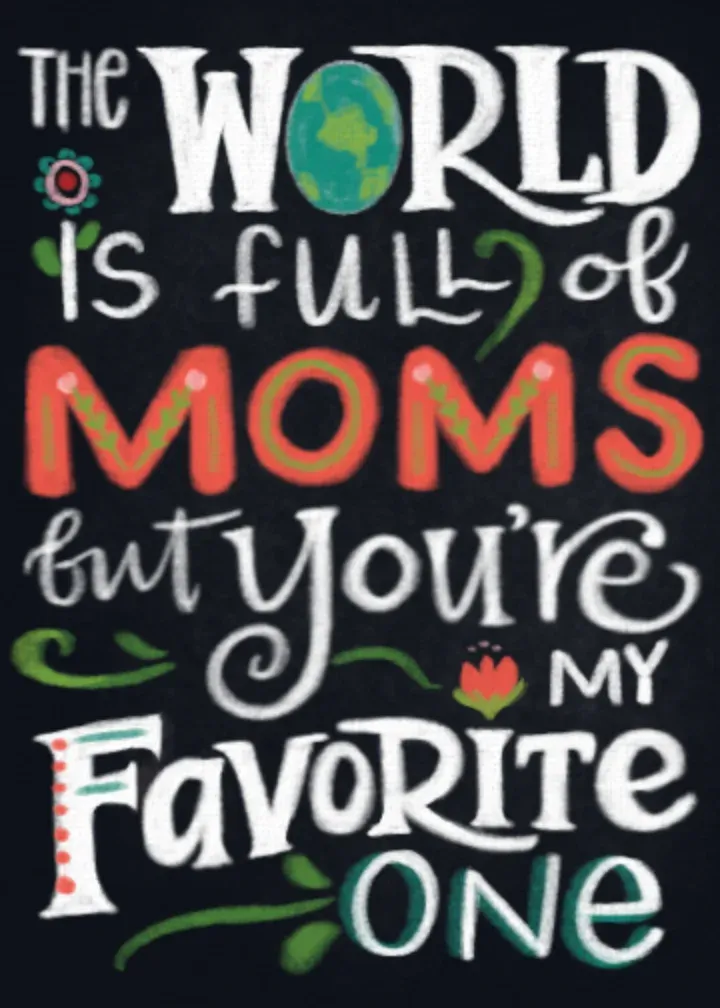 Favorite Mom card front