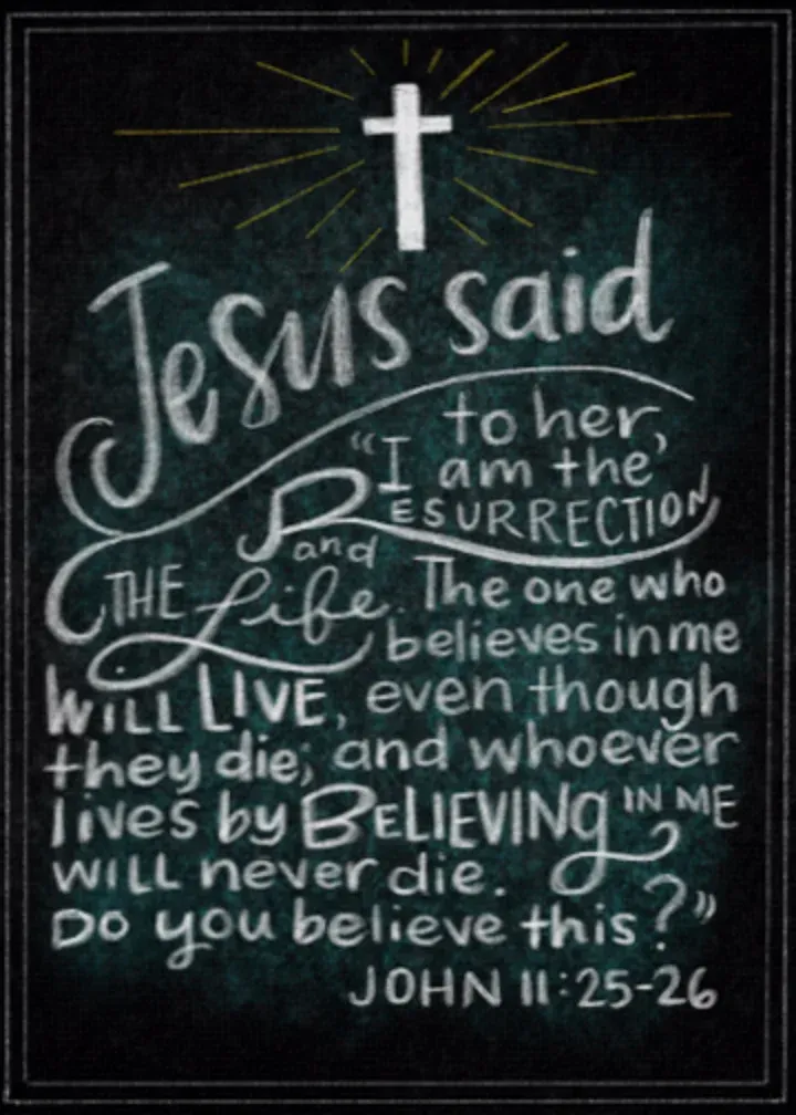 Easter Scripture card front