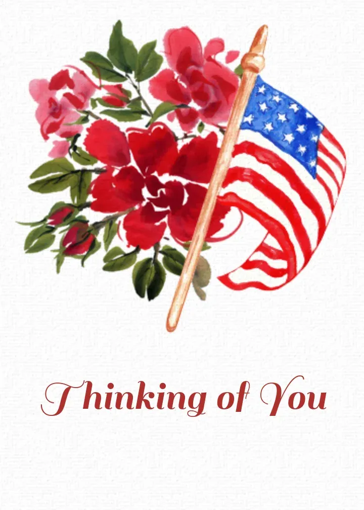 In Our Thoughts card front