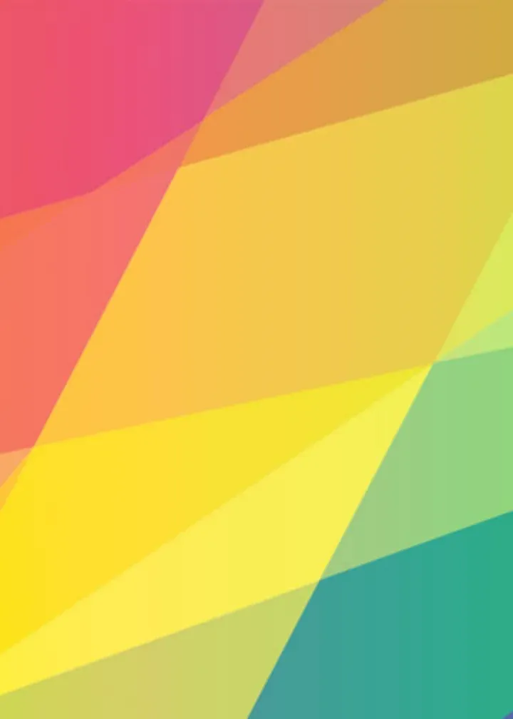 Abstract Rainbow card inside left