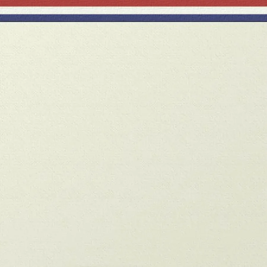 Red, White & Blue Memorial card inside left