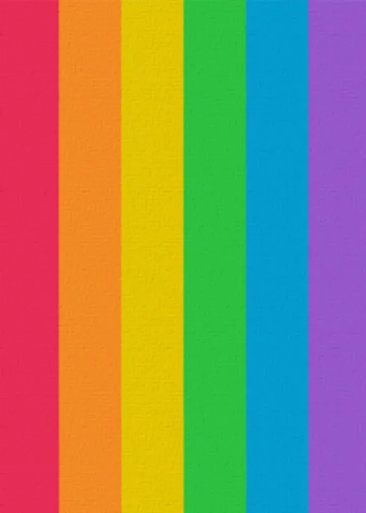 Pride Stripes card inside left