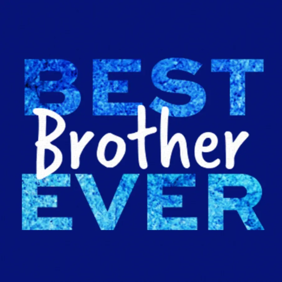 Best Brother Ever Blue card front