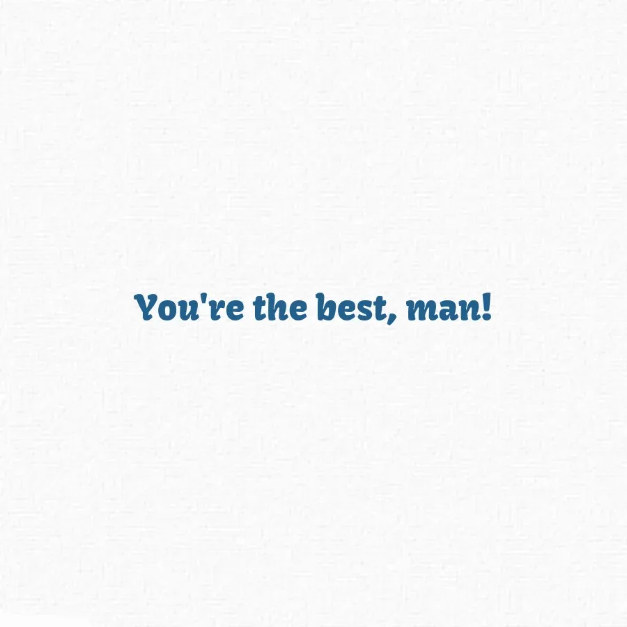 Best Brother Ever Blue card inside right