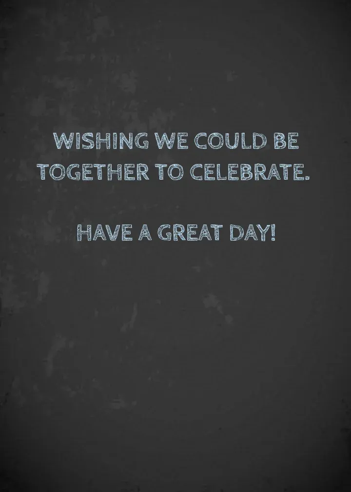 Brother's Day Chalkboard card inside right