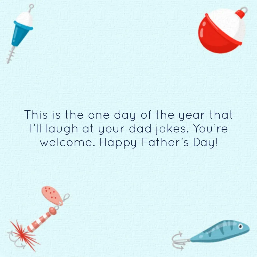 Reely Great Dad card inside right