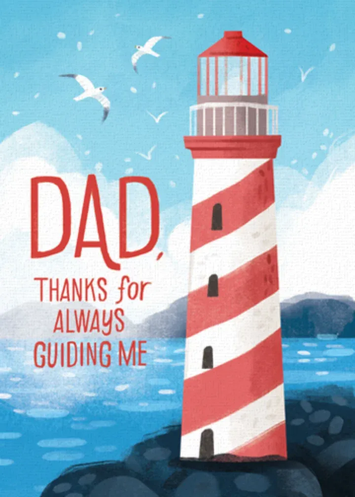 Father’s Day Lighthouse card front