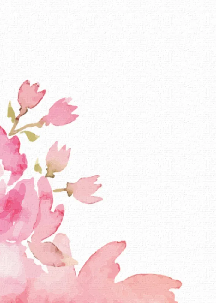 First Communion Floral card inside left