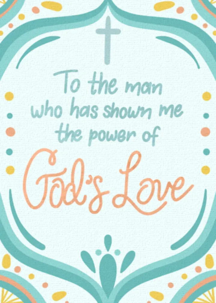 God's Love card front