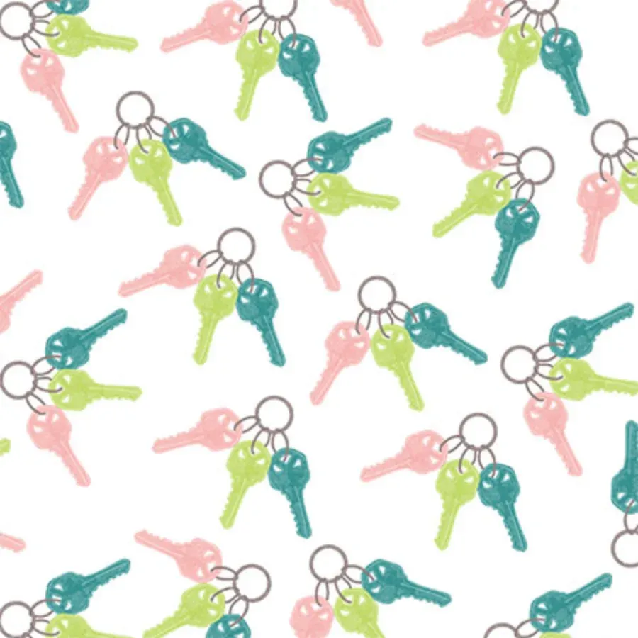 Congrats New House Keys card inside left