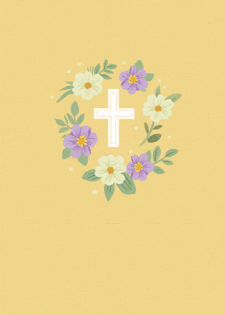 On Your Baptism card inside left