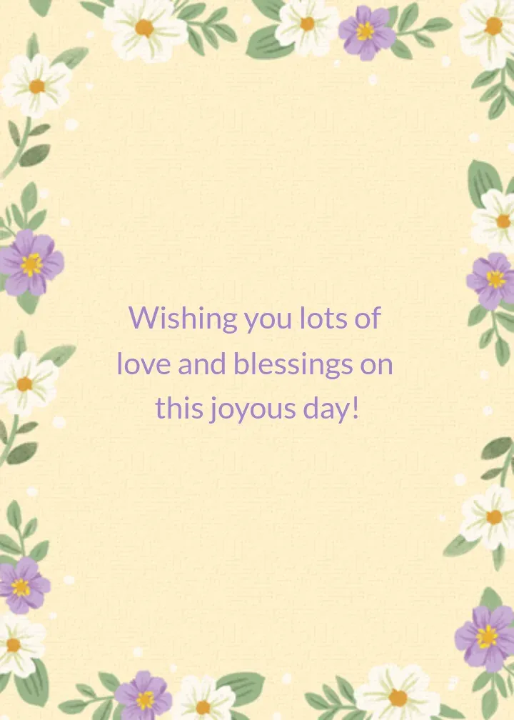 On Your Baptism card inside right