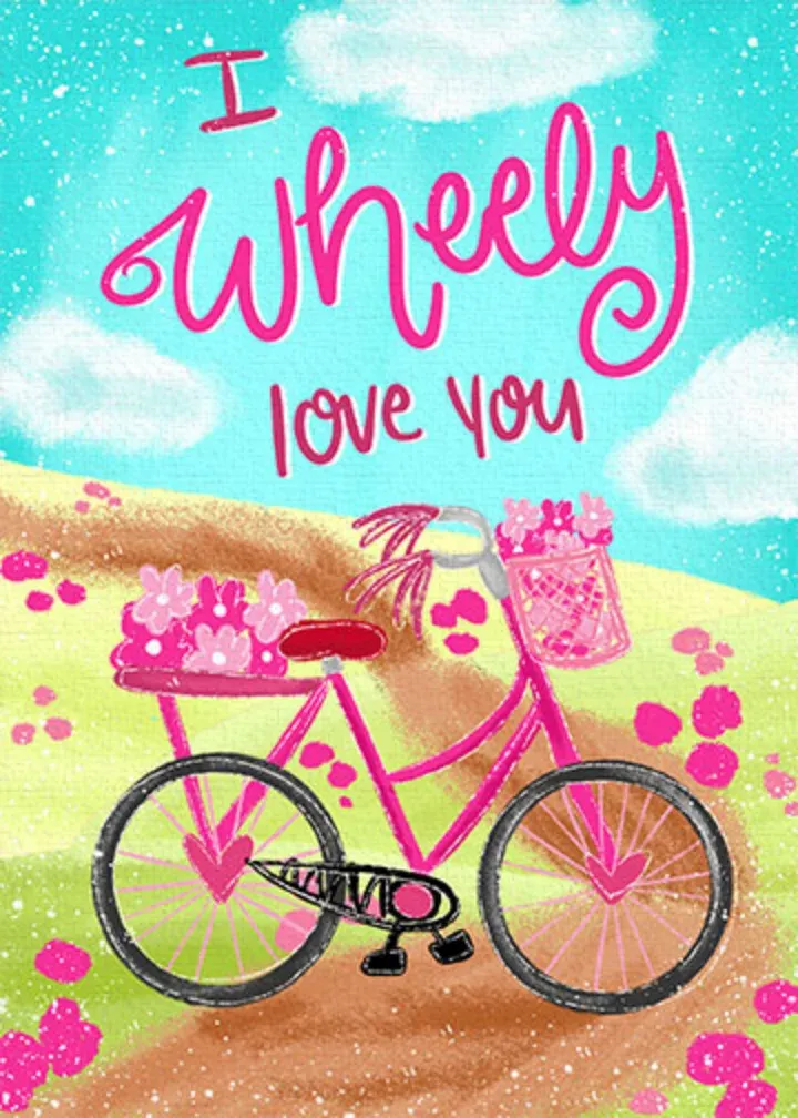 Bicycle Mom card front