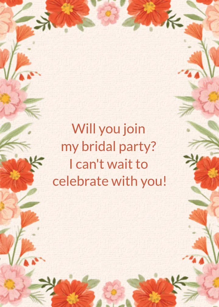 Say I Do card inside right