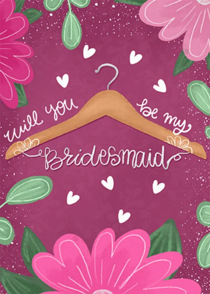 Bridesmaid Proposal card front