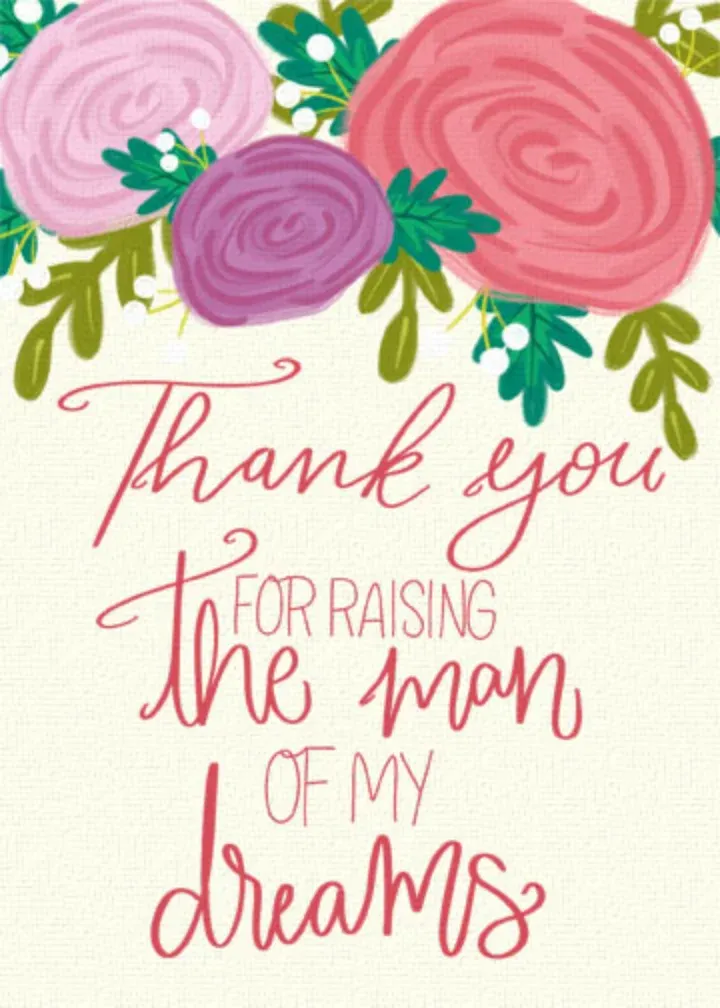 Mother-in-Law Birthday card front