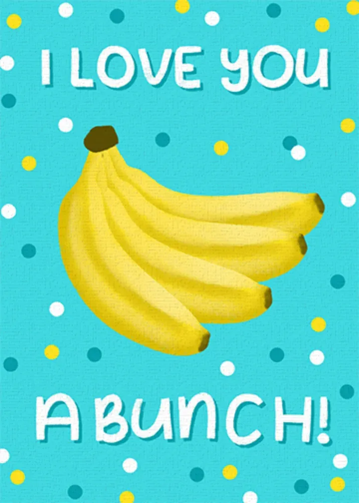 Love You A Bunch card front