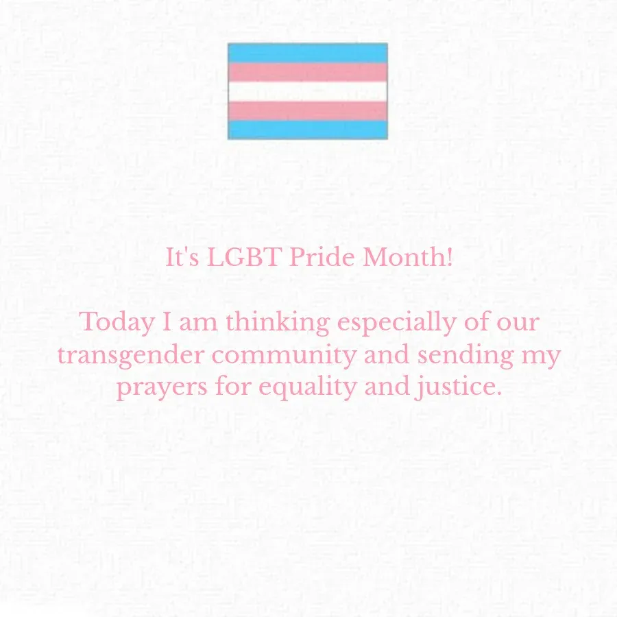 Transgender Equality card inside right