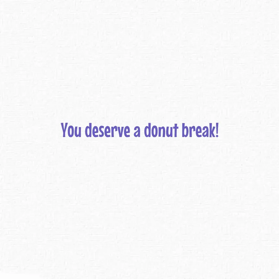 Donut Day card inside right
