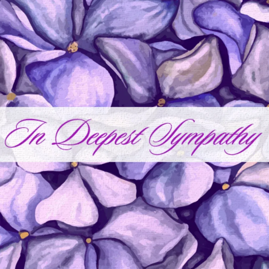 In Deepest Sympathy card front