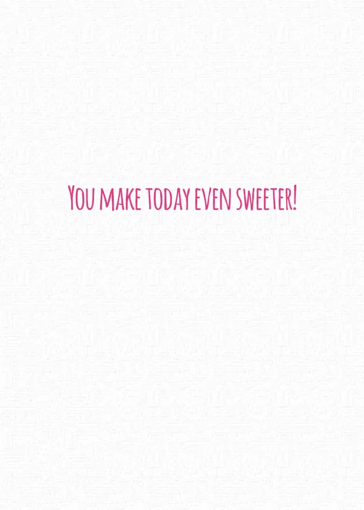 Coffee to My Donut card inside right