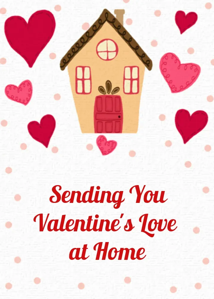 Sending Valentine's Love to You card front