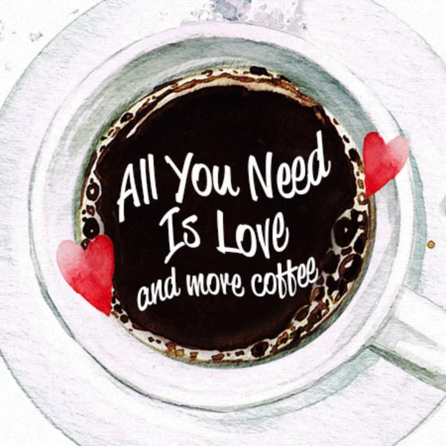 Love & Coffee card front