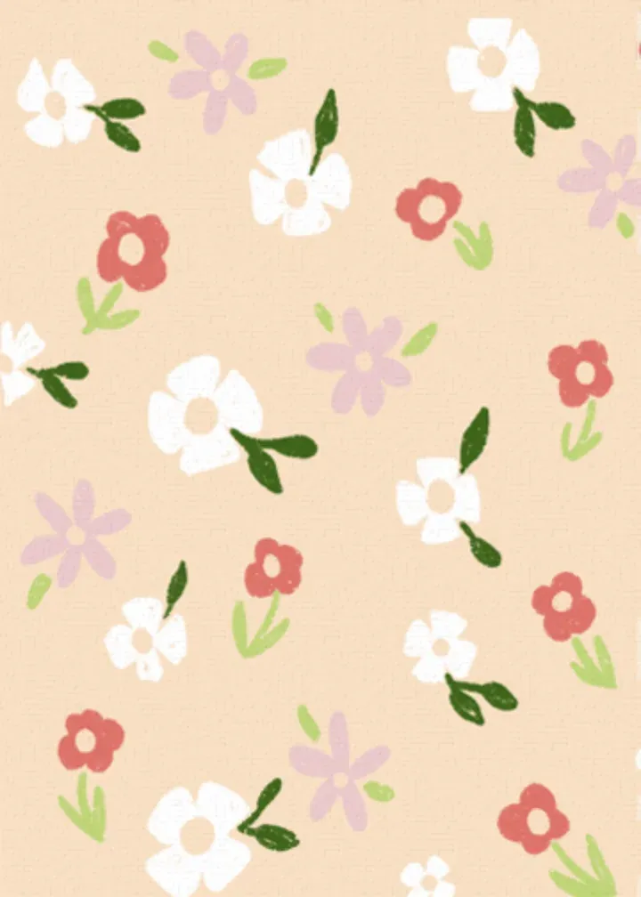 Confirmation Floral card inside left