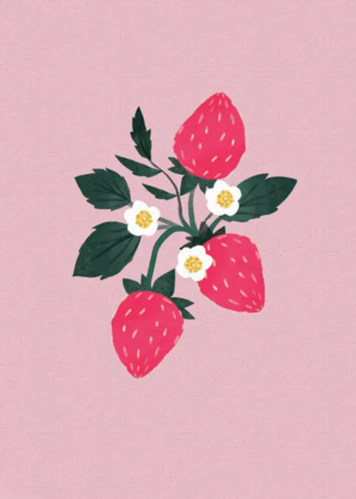 Berry Best card inside left