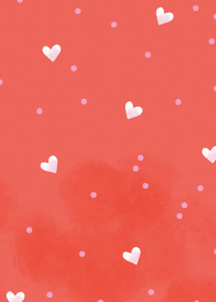 All The Love Photo card inside left