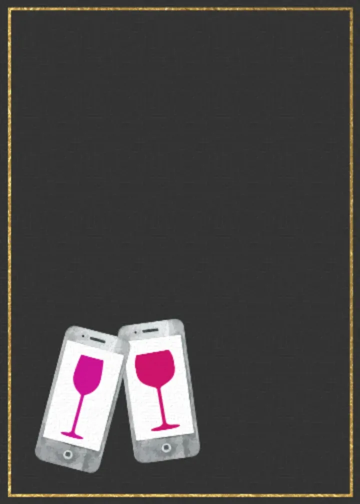 Cheers, Galentine! card inside left