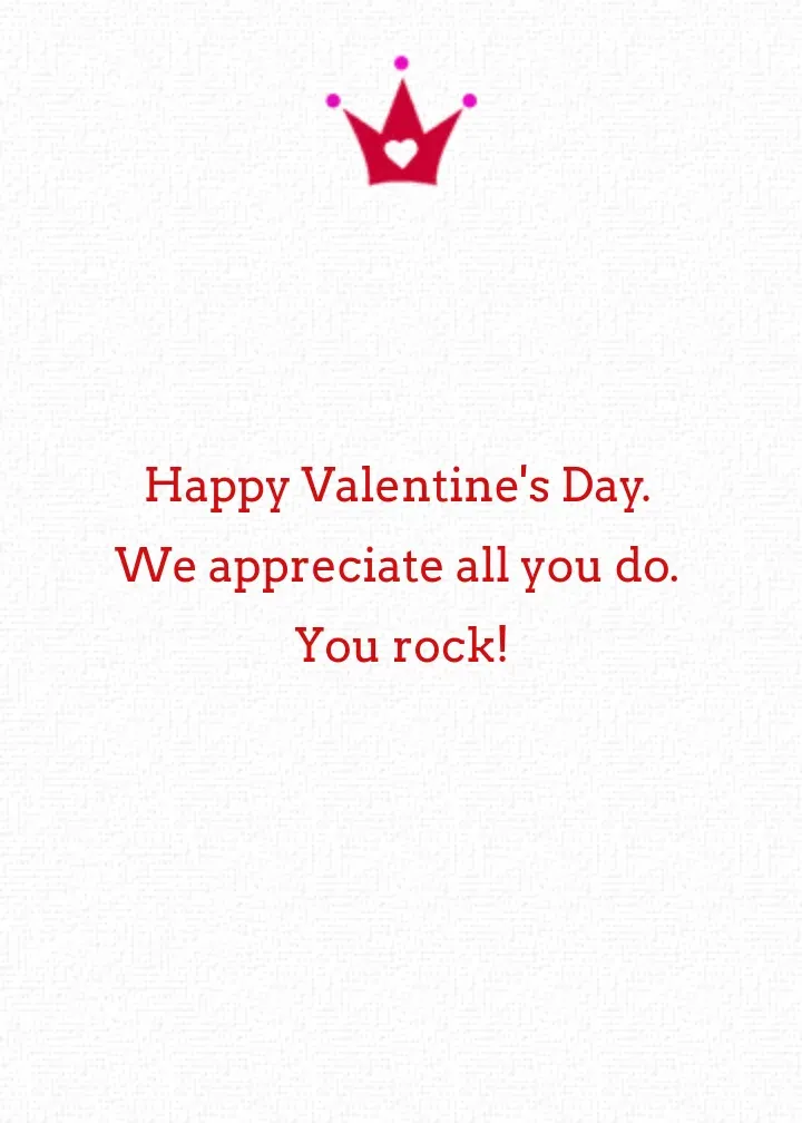 Keep Calm and Teach On, Valentine! card inside right