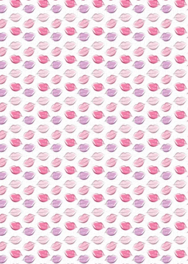 Galentine's Day Kisses card inside left