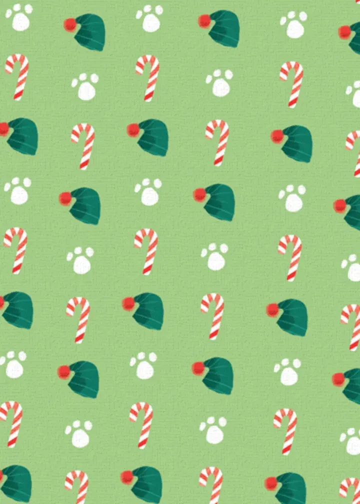 Holiday Hibernation Bear card inside left