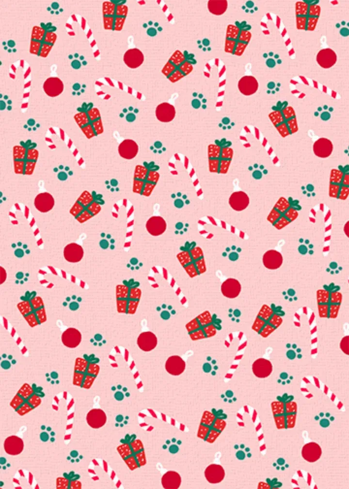 A Meowy Christmas card inside left