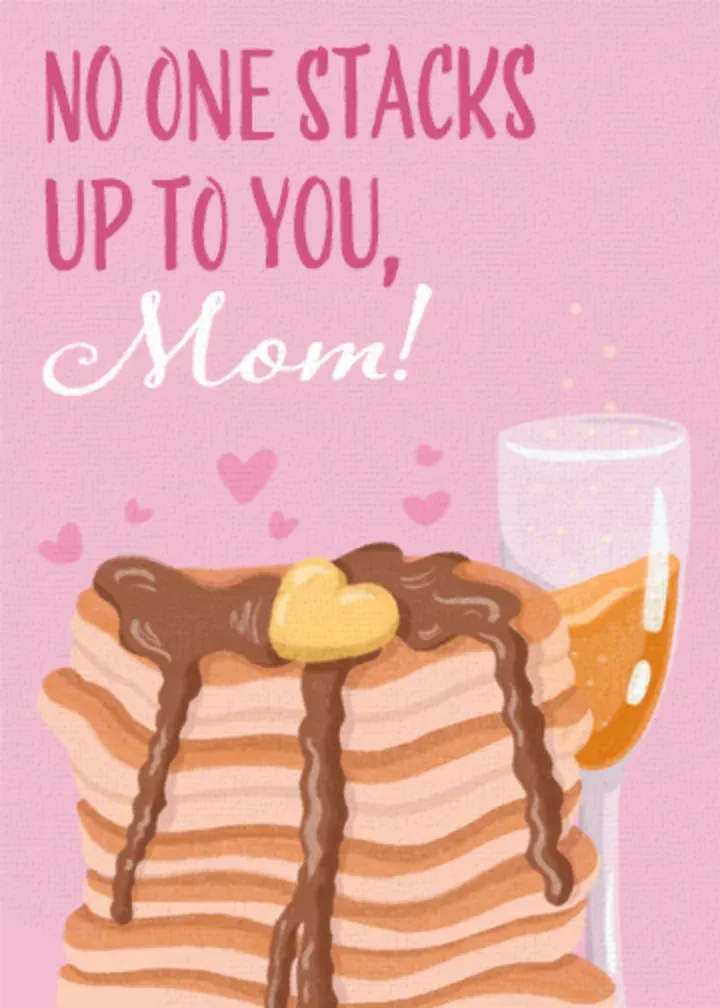 Pancake Mom card front