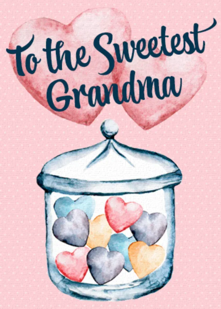Sweetest Grandma card front