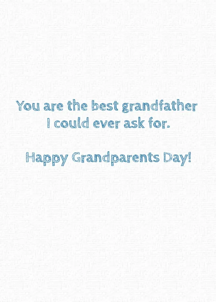 Legacy of Love Grandpa card inside right