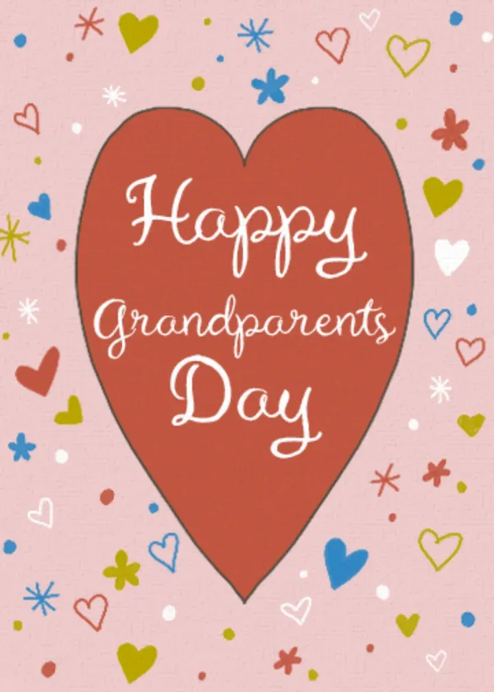 Grandparents Day Love card front