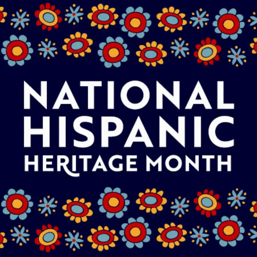 Hispanic Heritage Floral card front