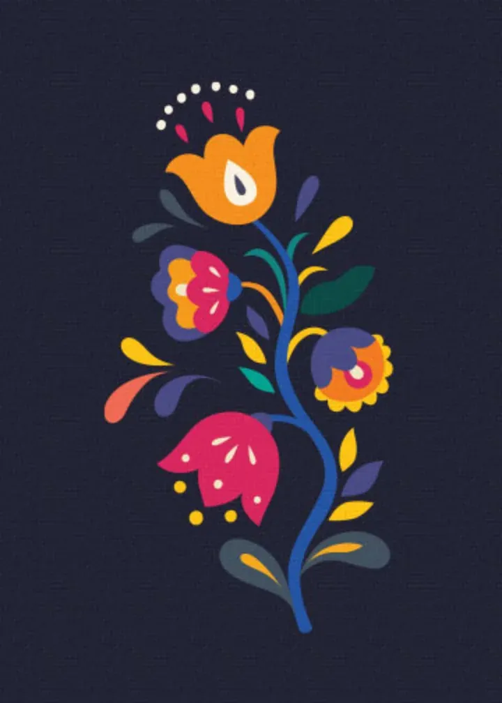 Happy Hispanic Heritage card inside left