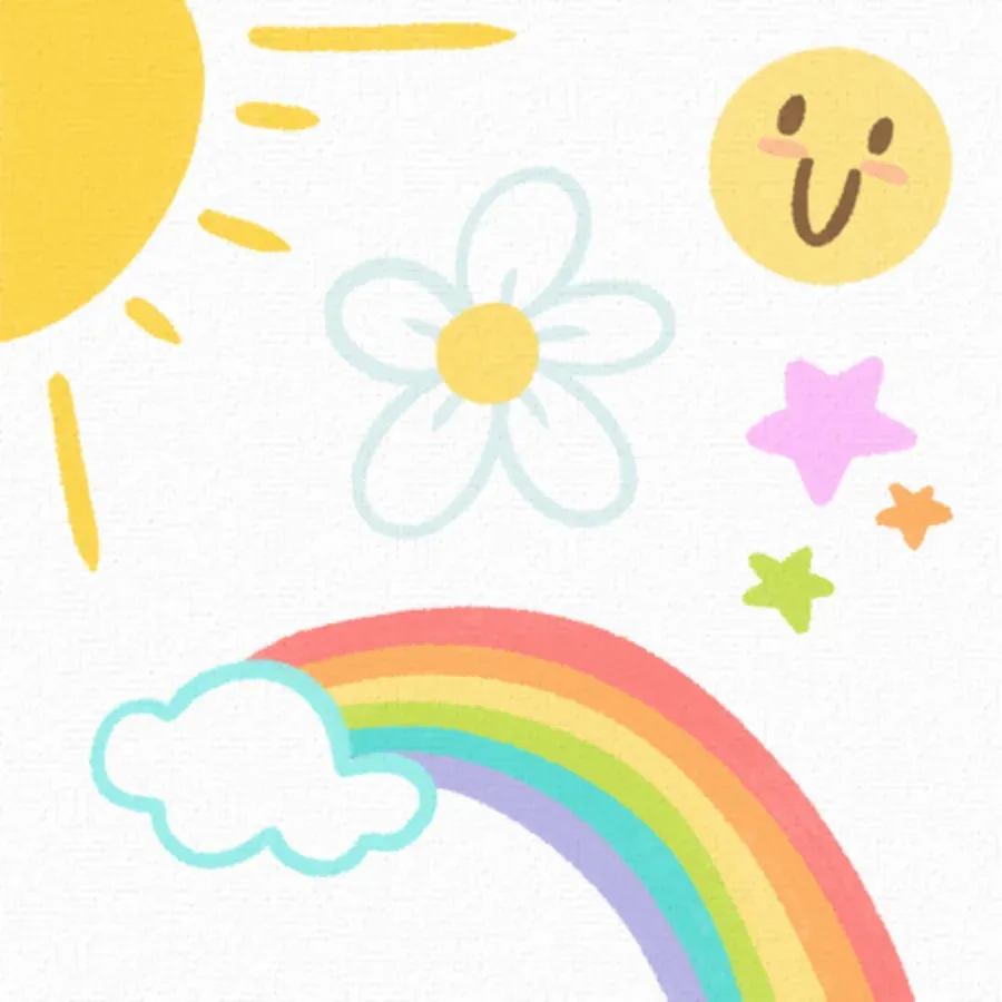 Get Well Cast card inside left