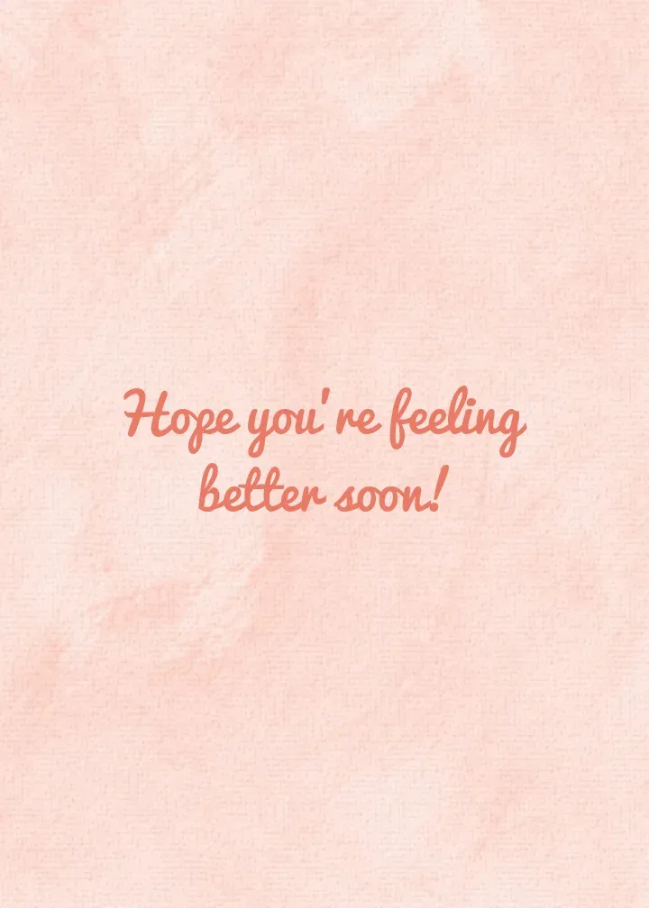 Get Well Balloons card inside right