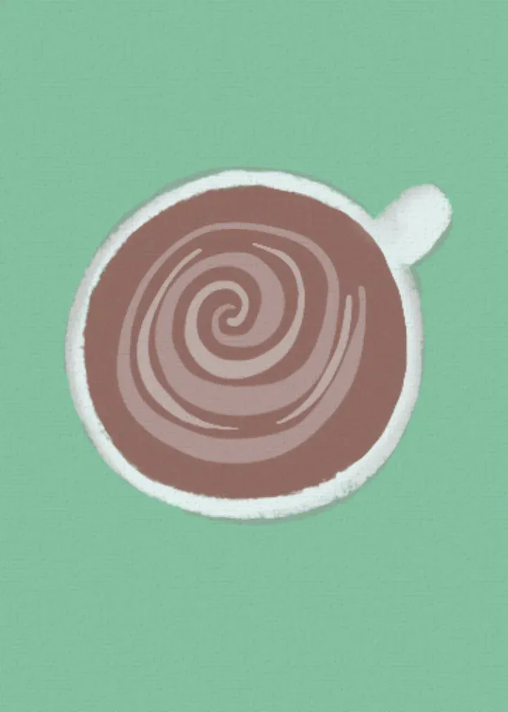 Sip Sip Coffee card inside left