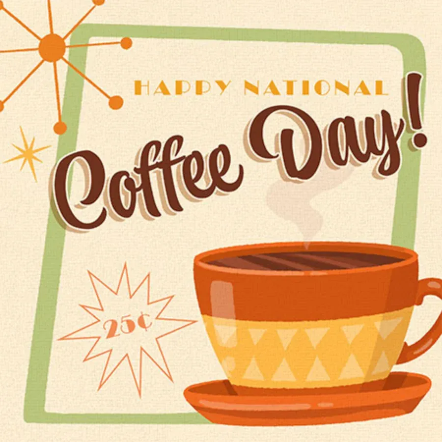 Retro Diner Coffee card front