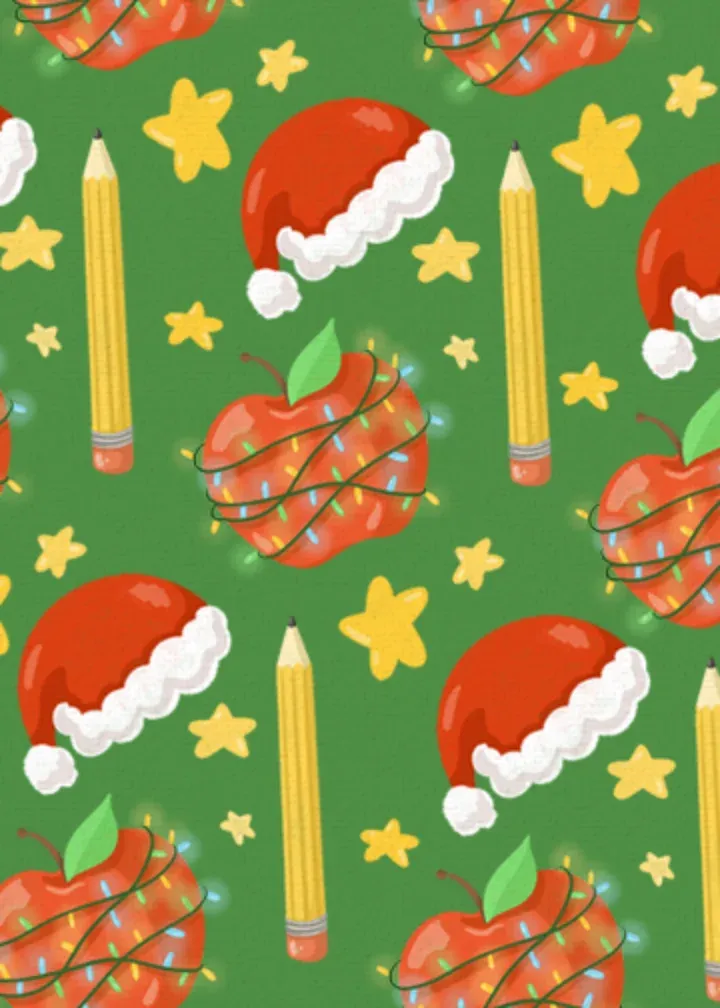 Santa's Favorite Teacher card inside left